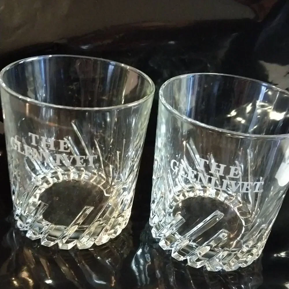 2 The Glenlivet Whiskey Rocks Glasses
